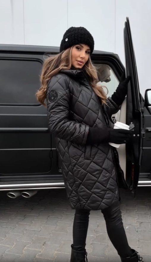 Lorinda | Elegant Quilted Puffer Jacket with Hood