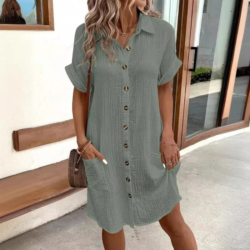 Sadie | Elegant Shirt Dress
